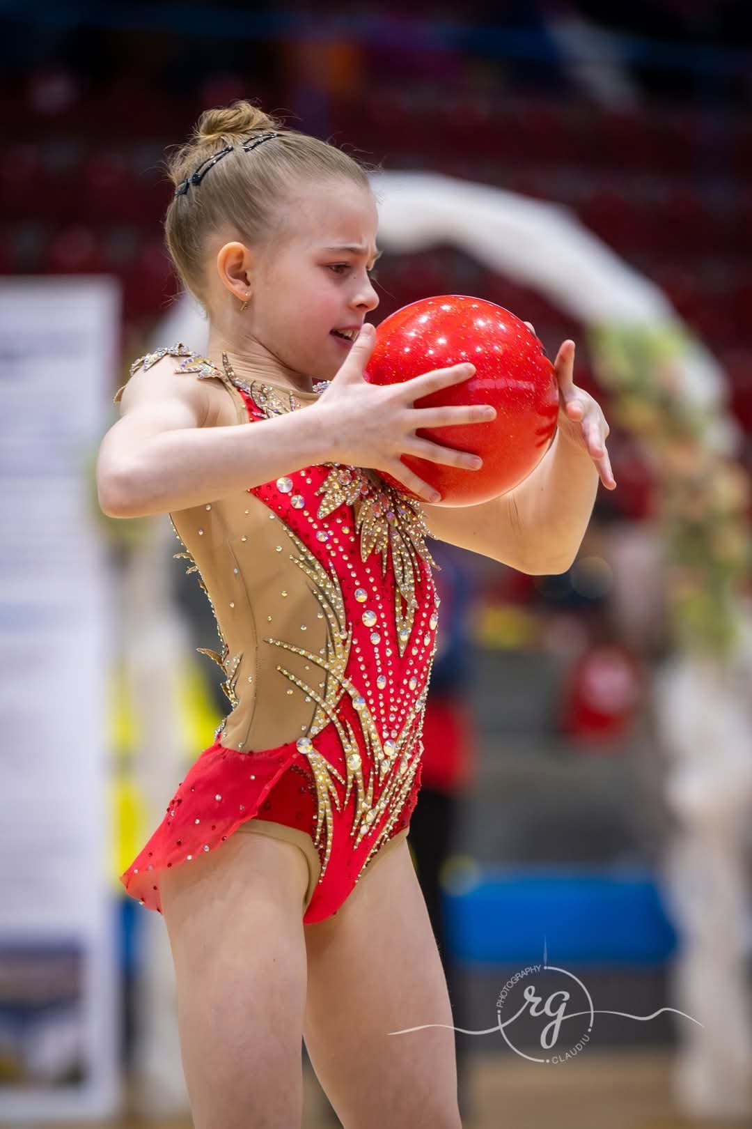 Gimnaste ale clubului într-un moment din viața de zi cu zi